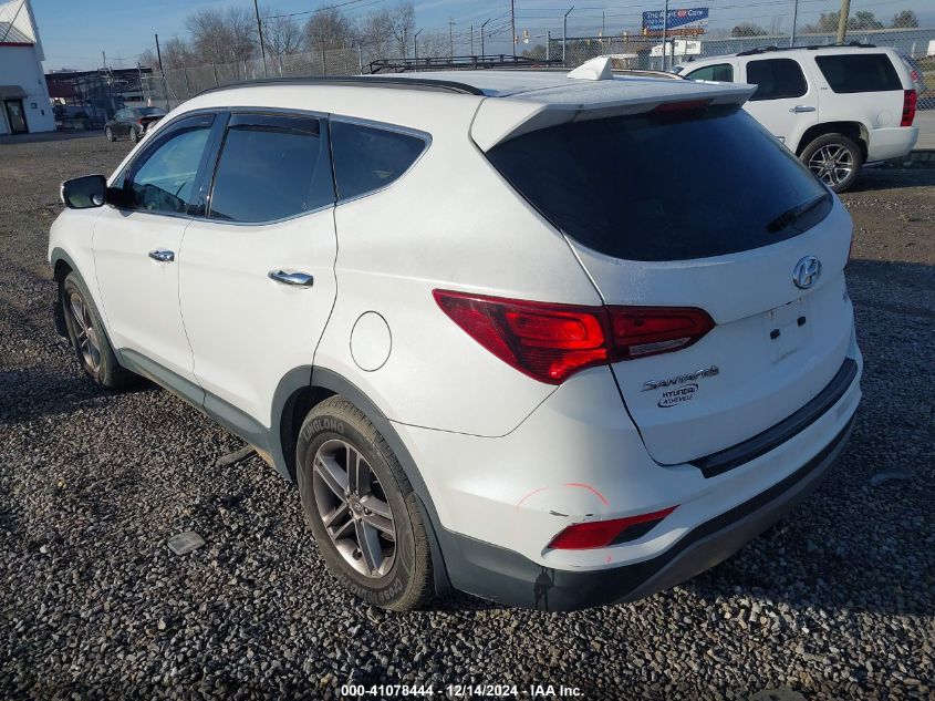 VIN 5NMZUDLB0HH007235 2017 Hyundai Santa Fe, Sport... no.3