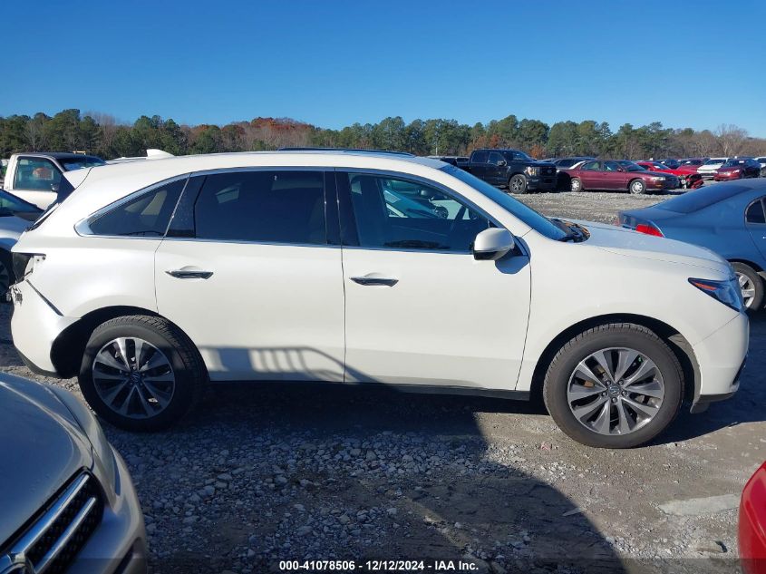 VIN 5FRYD3H43FB010661 2015 Acura MDX, Technology Pa... no.13