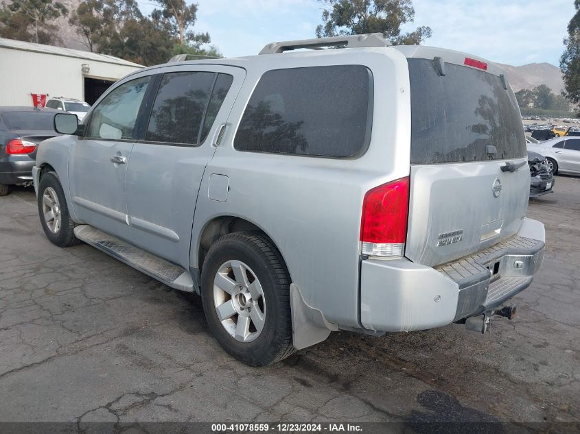 2004 Nissan Armada Se/Le VIN: 5N1AA08AX4N720408 Lot: 41078559