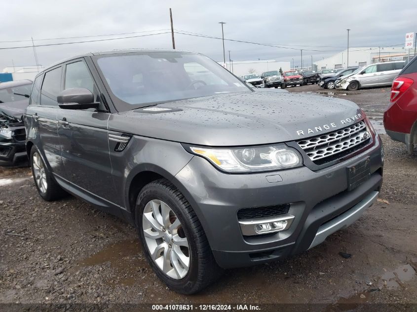 VIN SALWR2PF7GA117366 2016 LAND ROVER RANGE ROVER SPORT no.1