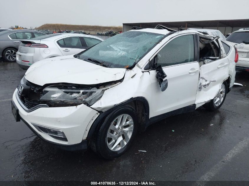 VIN 5J6RM3H78FL020139 2015 Honda CR-V, Ex-L no.2