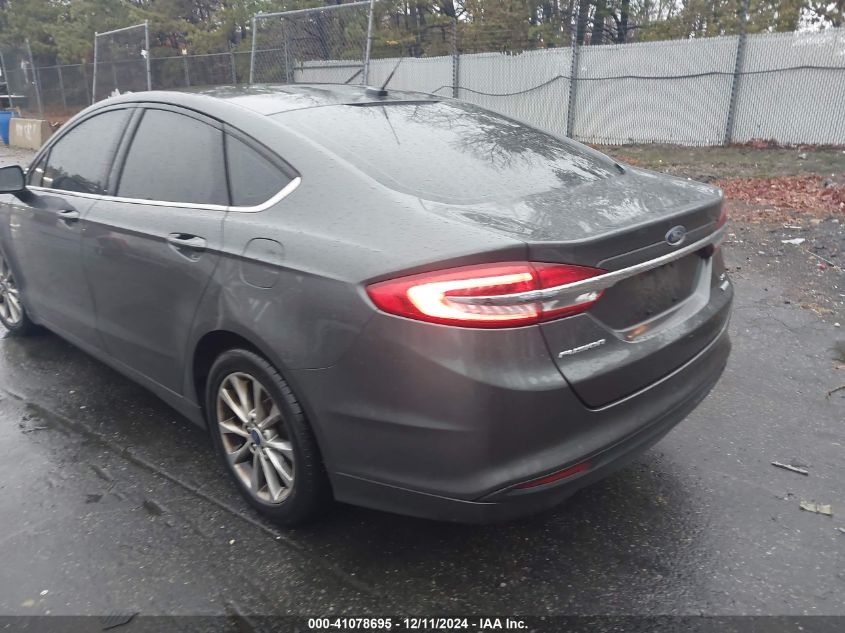 VIN 3FA6P0HD2HR129095 2017 Ford Fusion, SE no.3