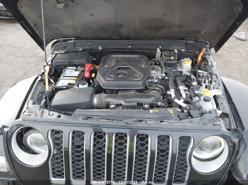 2023 Jeep Wrangler 4Xe Sahara 4X4 VIN: 1C4JJXP60PW69619 Lot: 41078778