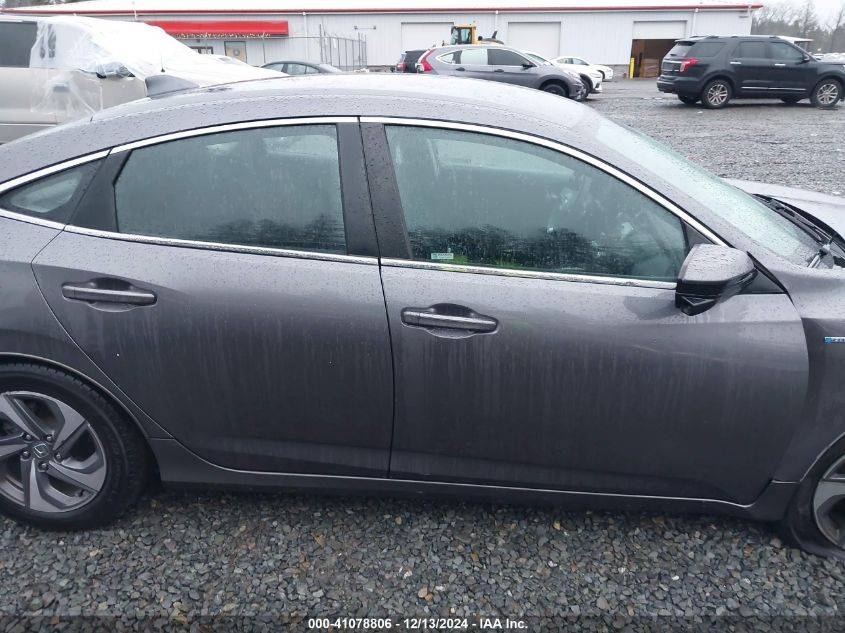 2019 Honda Insight Ex VIN: 19XZE4F54KE033984 Lot: 41078806