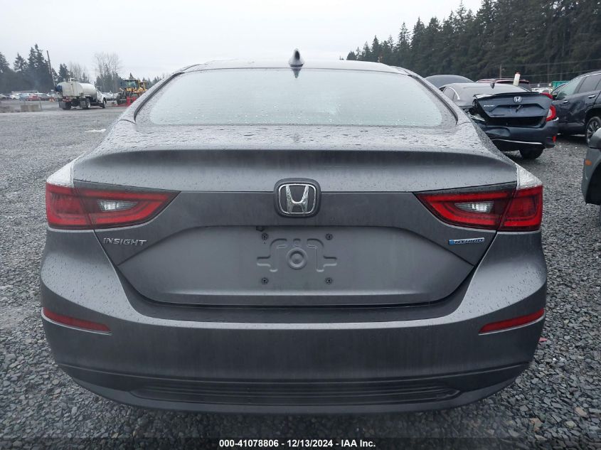 2019 Honda Insight Ex VIN: 19XZE4F54KE033984 Lot: 41078806