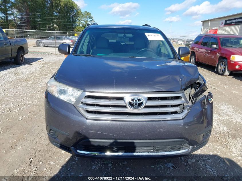 VIN 5TDZK3EH4DS133137 2013 Toyota Highlander, Base V6 no.12