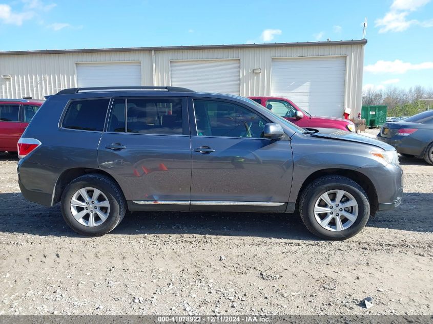 VIN 5TDZK3EH4DS133137 2013 Toyota Highlander, Base V6 no.13