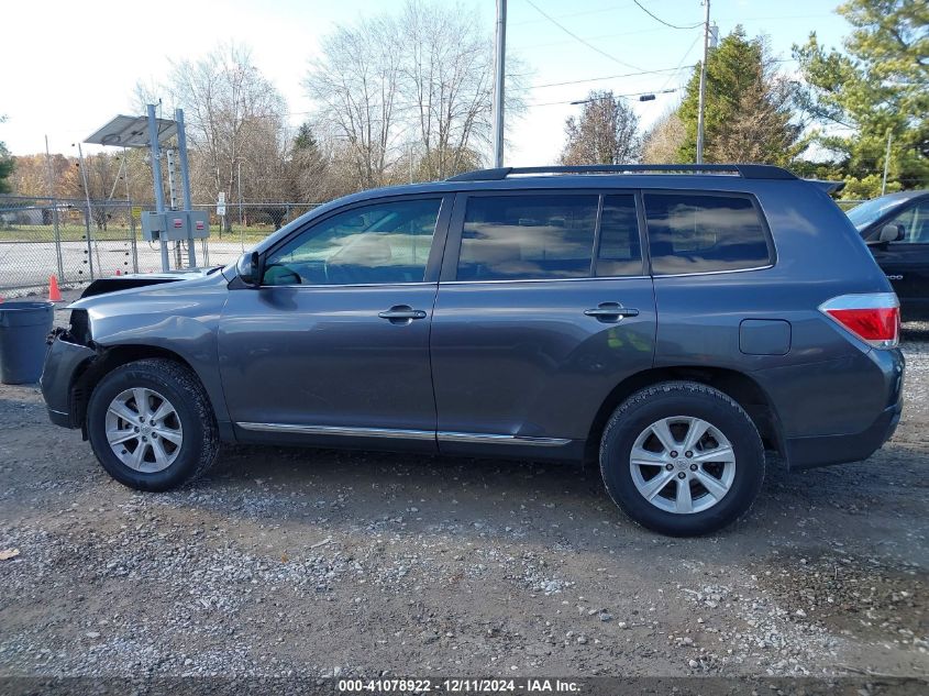 VIN 5TDZK3EH4DS133137 2013 Toyota Highlander, Base V6 no.14