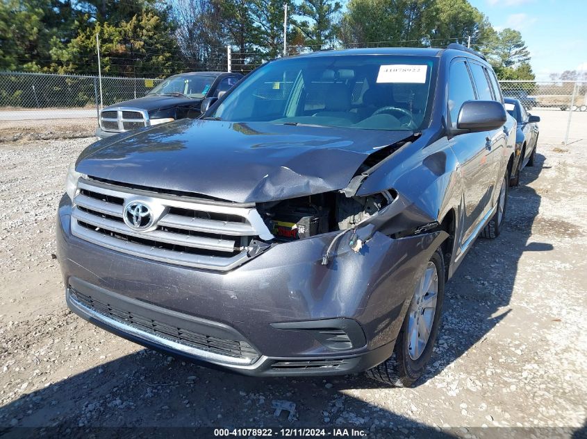 VIN 5TDZK3EH4DS133137 2013 Toyota Highlander, Base V6 no.6