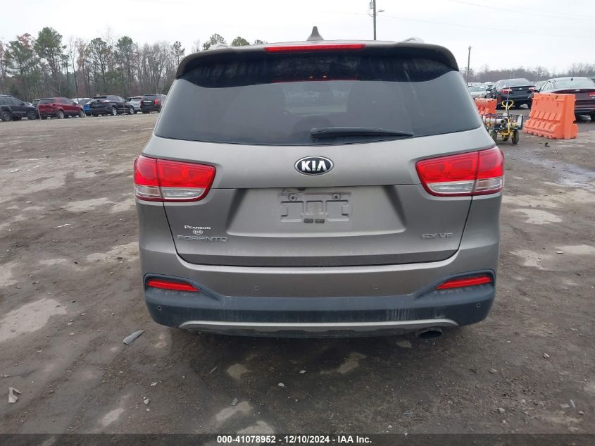 2016 Kia Sorento 3.3L Ex VIN: 5XYPH4A52GG149877 Lot: 41078952