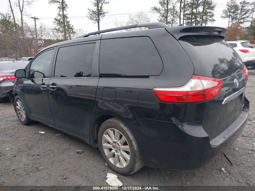 2015 Toyota Sienna Limited Premium 7 Passenger VIN: 5TDYK3DC1FS668107 Lot: 41079000