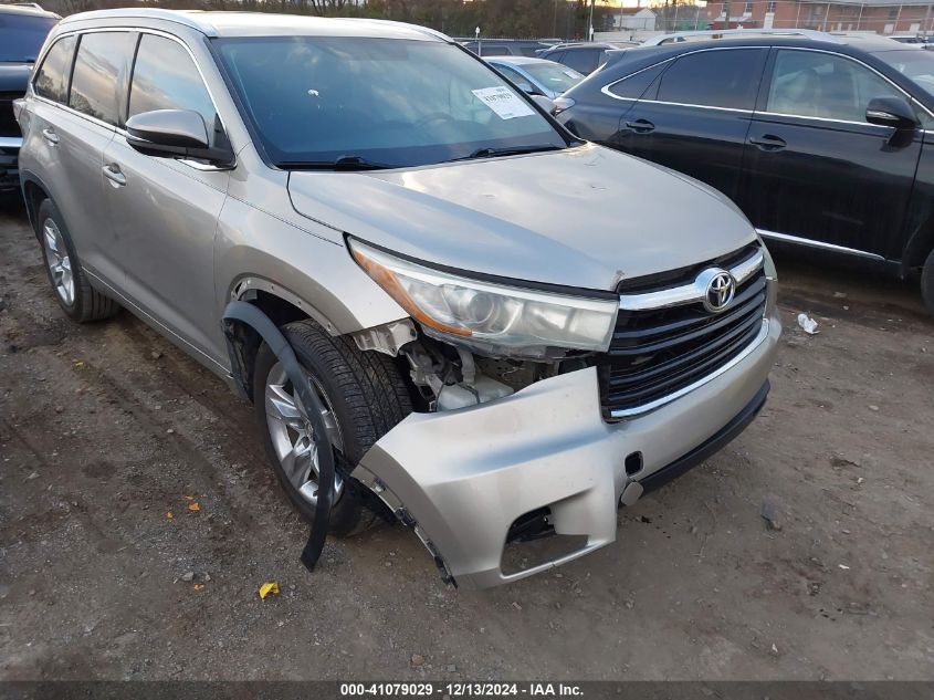 VIN 5TDYKRFH1FS038860 2015 Toyota Highlander, Limit... no.6