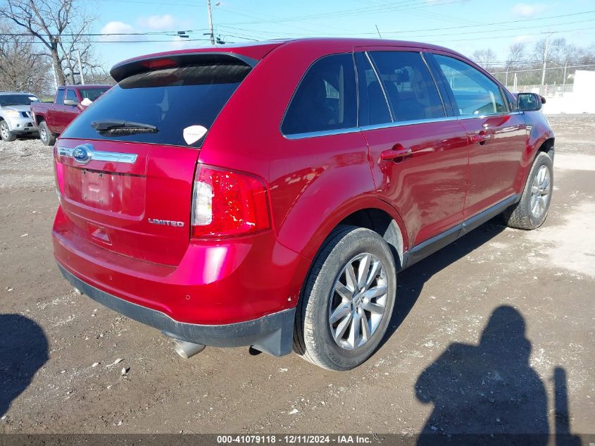 VIN 2FMDK3KC1EBA53215 2014 FORD EDGE no.4