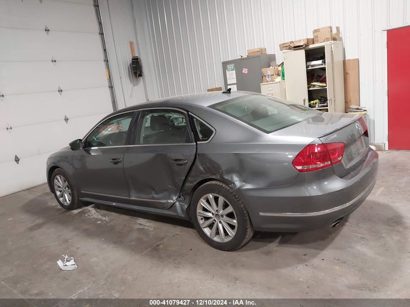 2012 VOLKSWAGEN PASSAT VIN: 1VWCH7A34CC108094