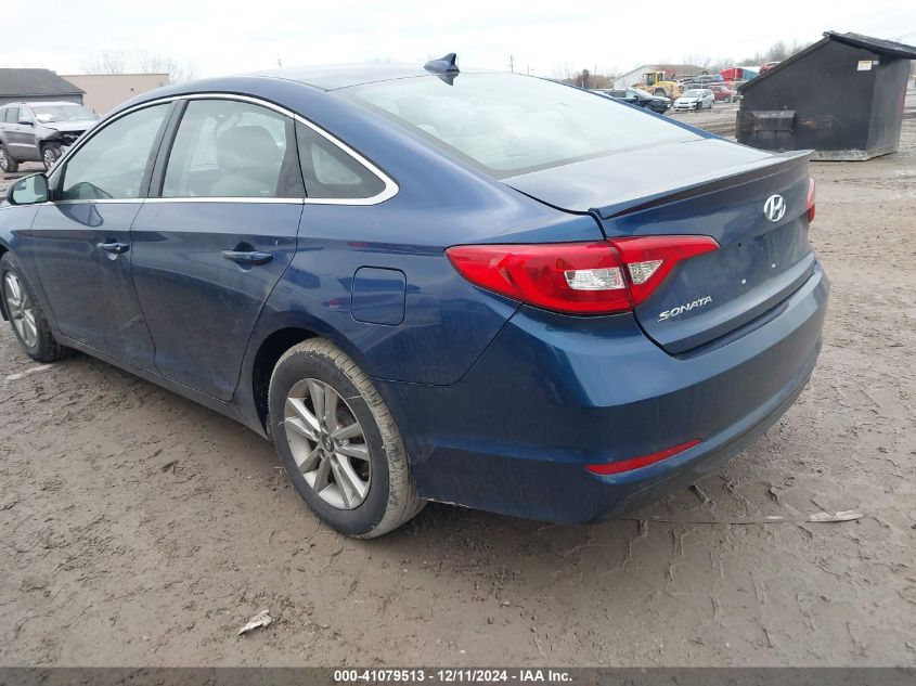 VIN 5NPE24AF8GH364268 2016 Hyundai Sonata, SE no.3