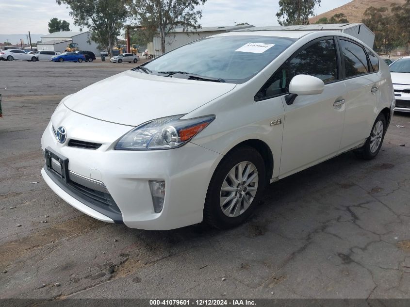 VIN JTDKN3DP9F3073605 2015 Toyota Prius, Plug-In no.2