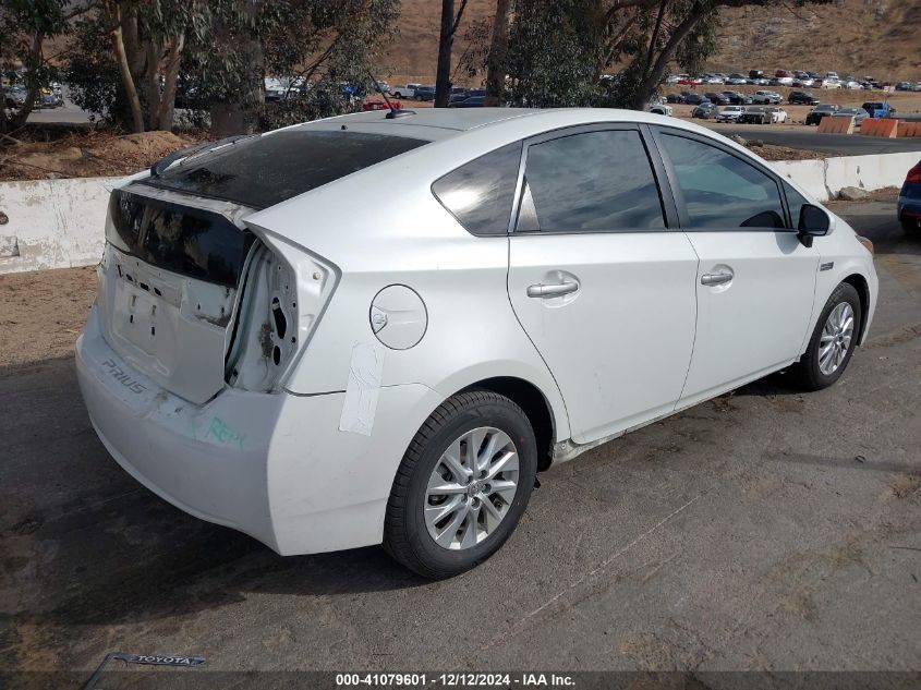 VIN JTDKN3DP9F3073605 2015 Toyota Prius, Plug-In no.4