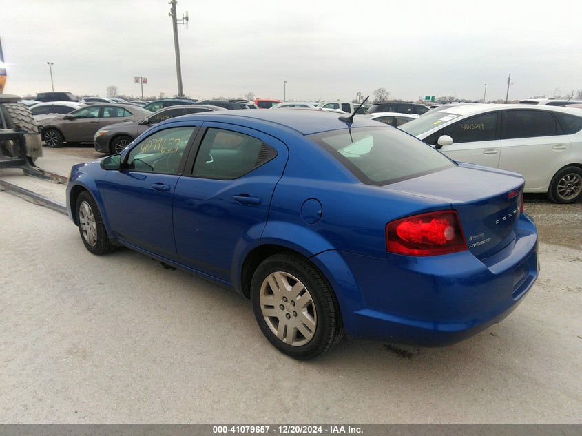 Vin: 1c3cdzab9cn325358, lot: 41569749, dodge avenger se 20123