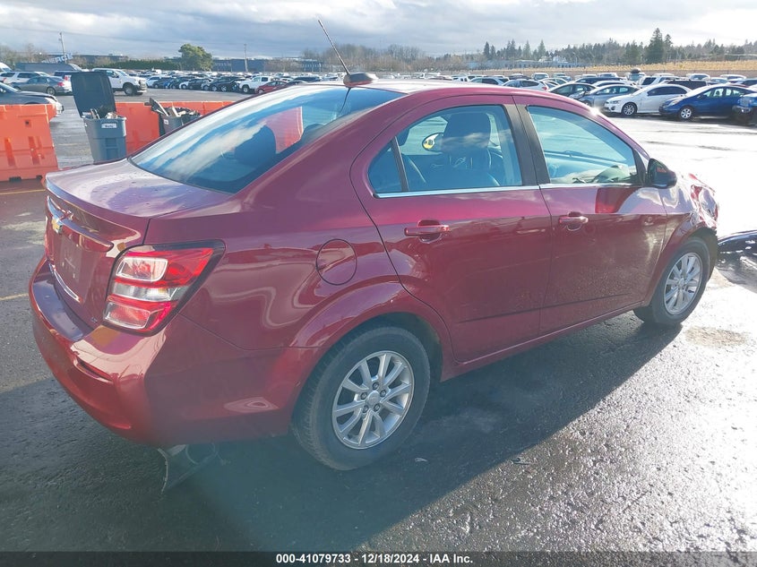 2018 CHEVROLET SONIC VIN: 1G1JD5SH4J4117057