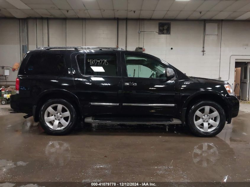 2010 Nissan Armada Titanium VIN: 5N1AA0NC9AN615179 Lot: 41079778