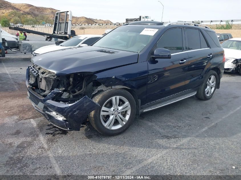 VIN 4JGDA2EB0EA318802 2014 MERCEDES-BENZ ML 350 BLUETEC no.2