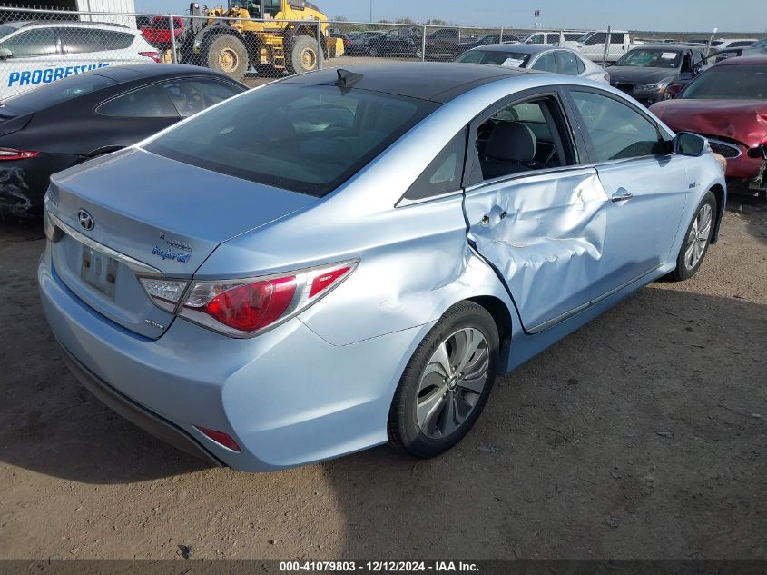 VIN KMHEC4A47DA066787 2013 HYUNDAI SONATA HYBRID no.4