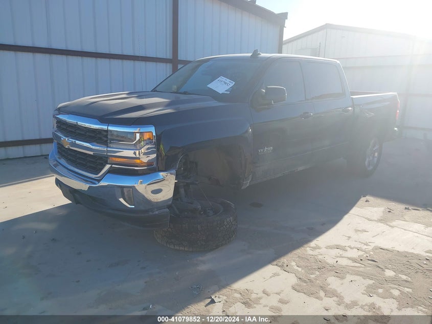Vin: 3gcpcrec6gg372056, lot: 41569945, chevrolet silverado 1500 1lt 20162