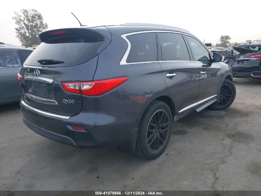 VIN 5N1AL0MN7EC534468 2014 INFINITI QX60 no.4