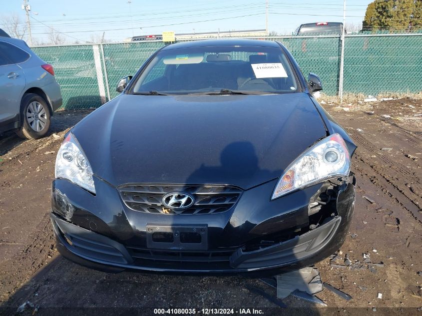 2010 Hyundai Genesis 2.0T VIN: KMHHT6KD8AU023478 Lot: 41080035