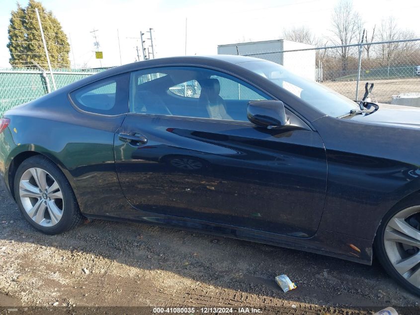 2010 HYUNDAI GENESIS COUPE VIN: KMHHT6KD8AU023478