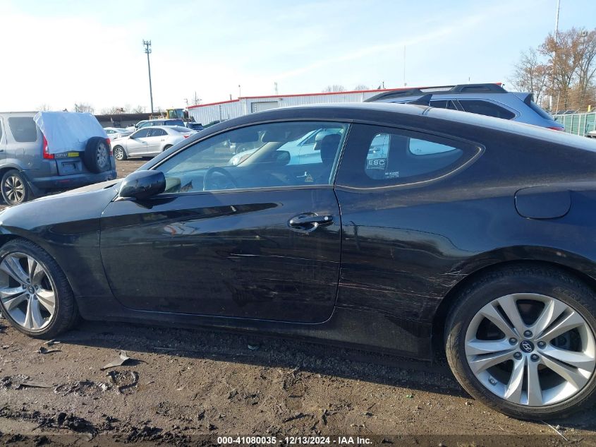 2010 HYUNDAI GENESIS COUPE VIN: KMHHT6KD8AU023478