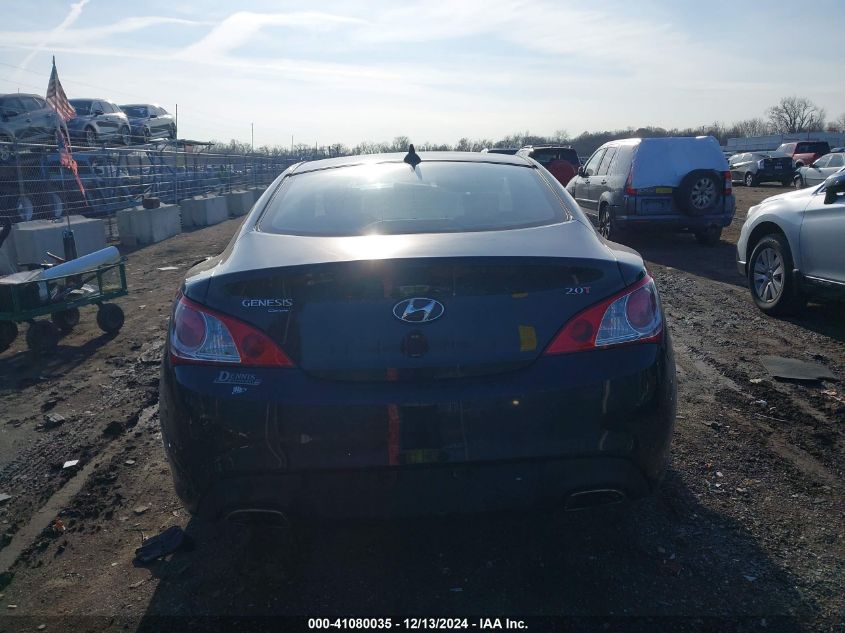 2010 Hyundai Genesis 2.0T VIN: KMHHT6KD8AU023478 Lot: 41080035