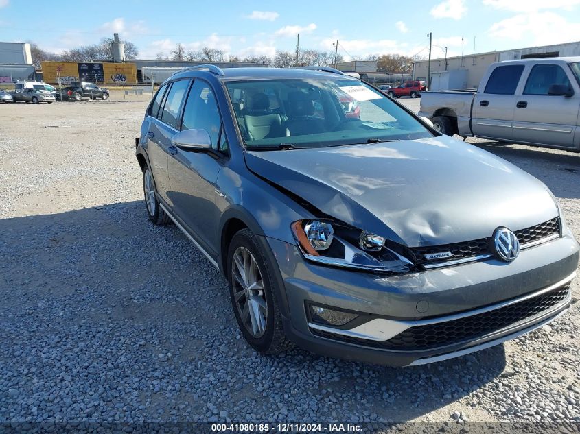 VIN 3VWH17AUXHM525289 2017 Volkswagen Golf, Alltrac... no.1