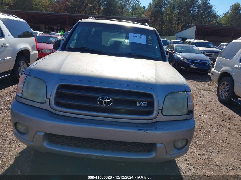 2003 Toyota Sequoia Sr5 V8 VIN: 5TDZT34A83S150877 Lot: 41080326