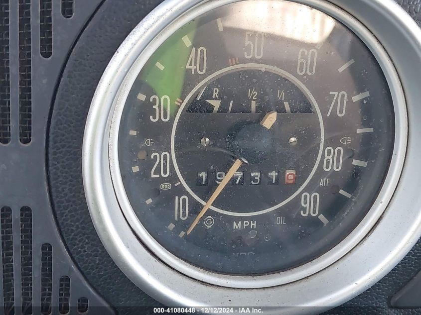 1970 Vw Beetle VIN: 1102473706 Lot: 41080448