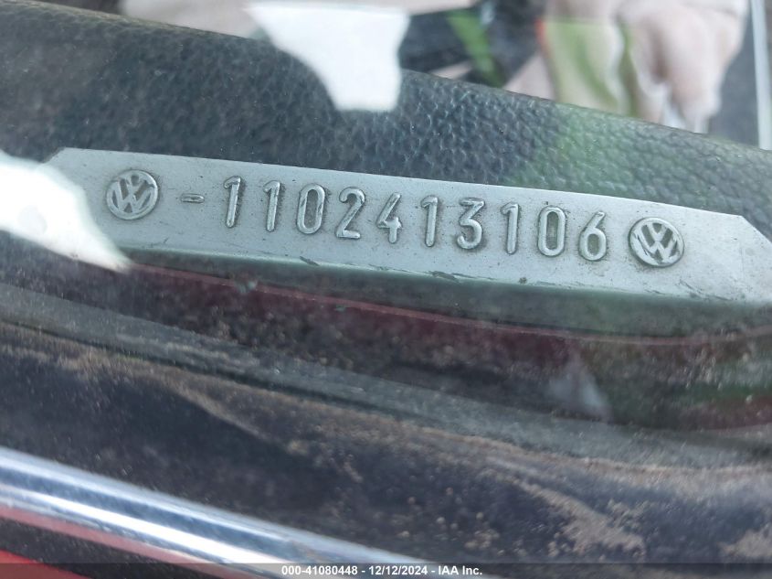 1970 Vw Beetle VIN: 1102473706 Lot: 41080448