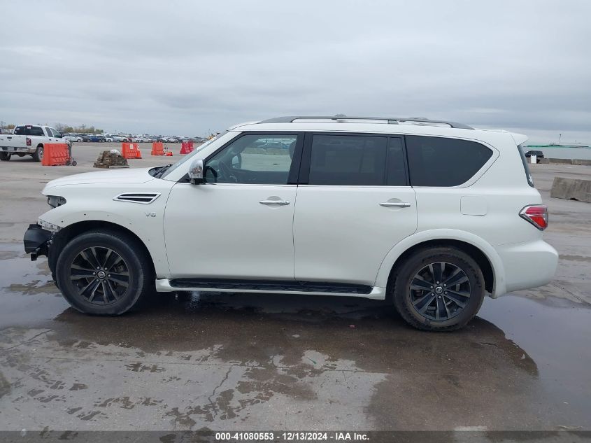 2019 Nissan Armada Platinum VIN: JN8AY2NF5K9350250 Lot: 41080553