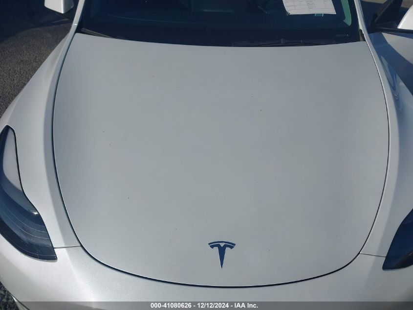 2022 Tesla Model Y Performance Dual Motor All-Wheel Drive VIN: 7SAYGDEF0NF531567 Lot: 41080626