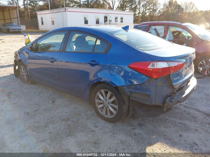 VIN KNAFX4A68E5219862 2014 KIA FORTE no.3