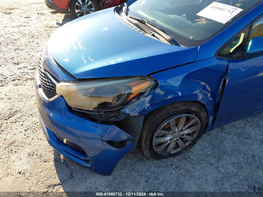 VIN KNAFX4A68E5219862 2014 KIA FORTE no.6