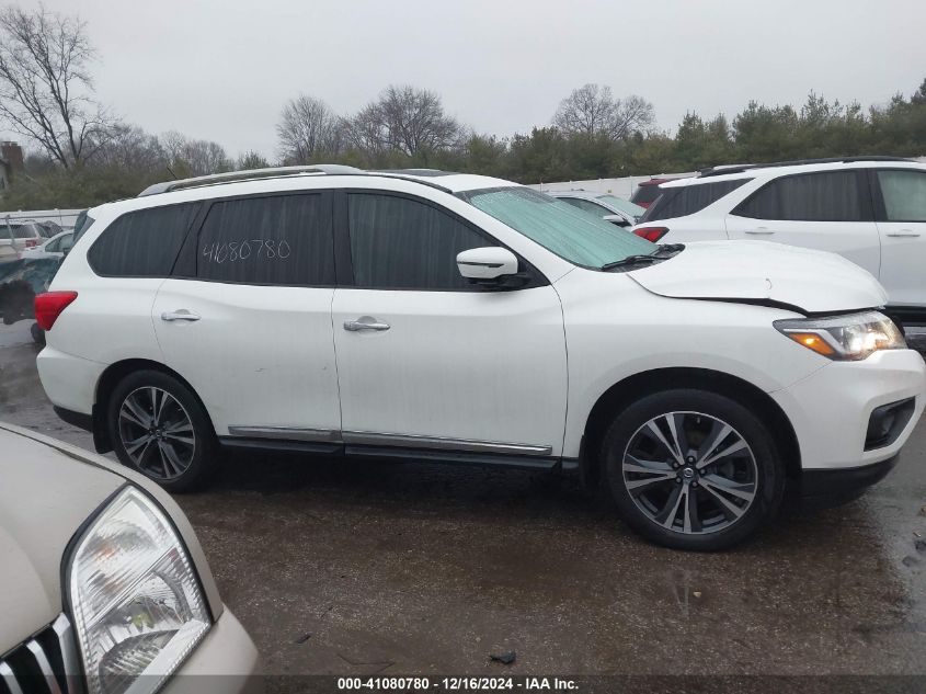 2017 Nissan Pathfinder Platinum VIN: 5N1DR2MM6HC618204 Lot: 41080780