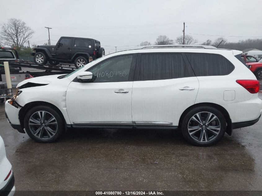 2017 Nissan Pathfinder Platinum VIN: 5N1DR2MM6HC618204 Lot: 41080780