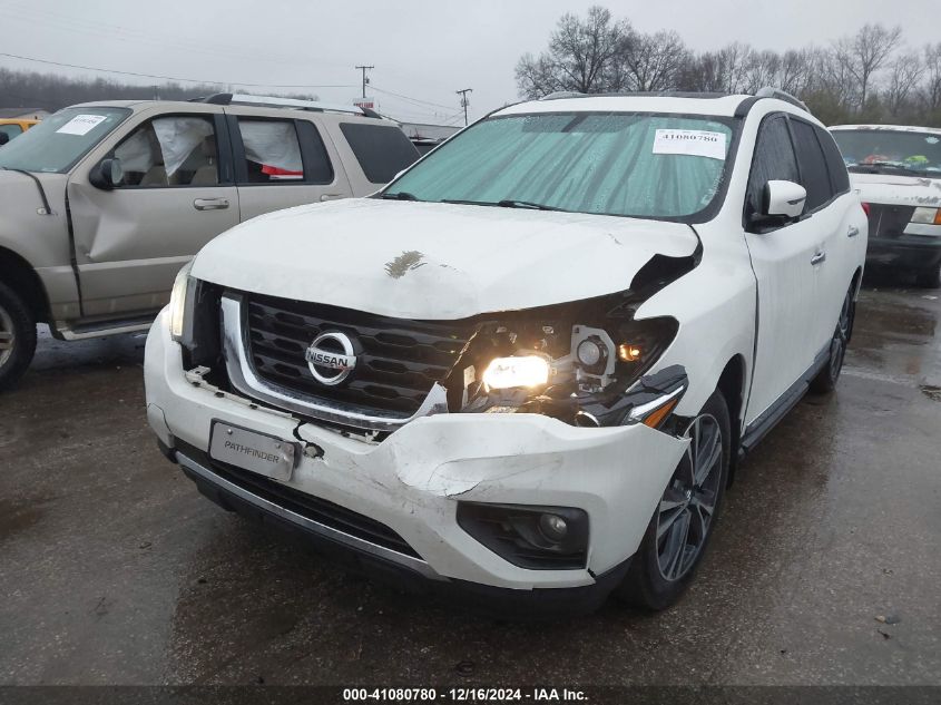 2017 Nissan Pathfinder Platinum VIN: 5N1DR2MM6HC618204 Lot: 41080780