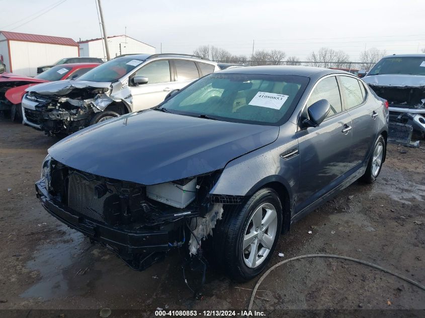 VIN KNAGM4A7XF5606131 2015 KIA Optima, LX no.2