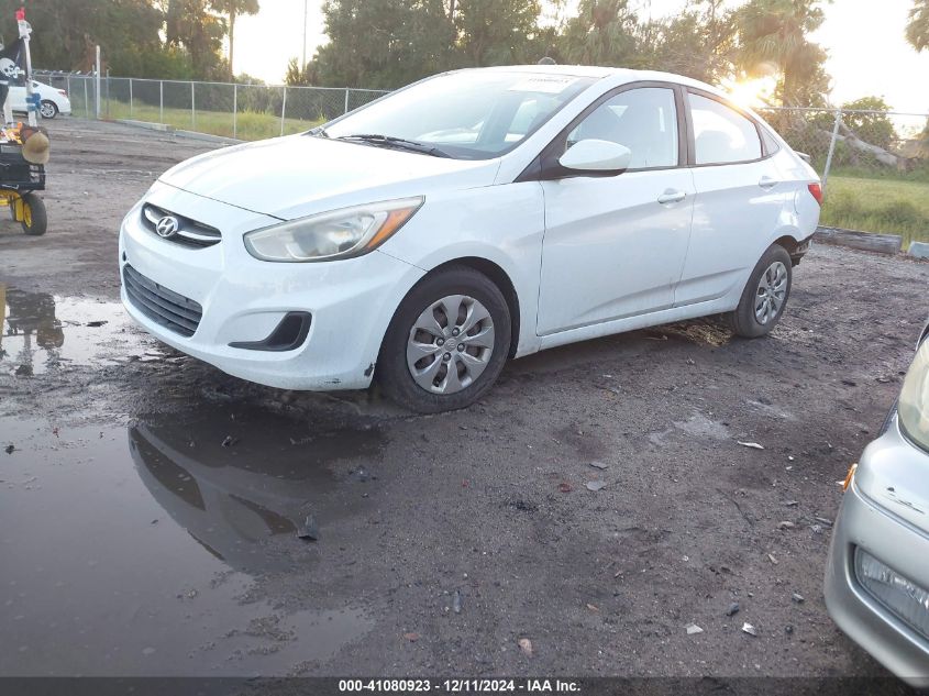 VIN KMHCT4AEXHU289281 2017 Hyundai Accent, SE no.2