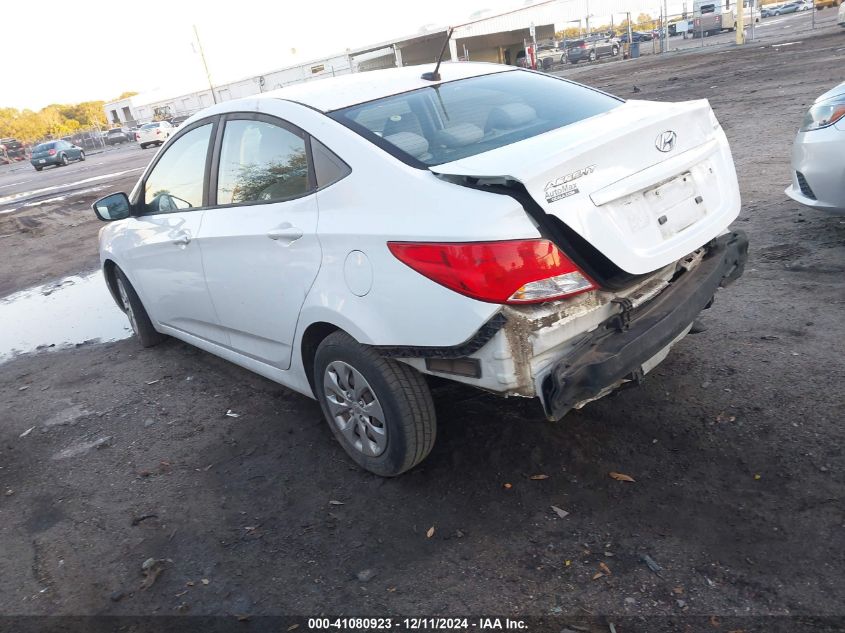 VIN KMHCT4AEXHU289281 2017 Hyundai Accent, SE no.3