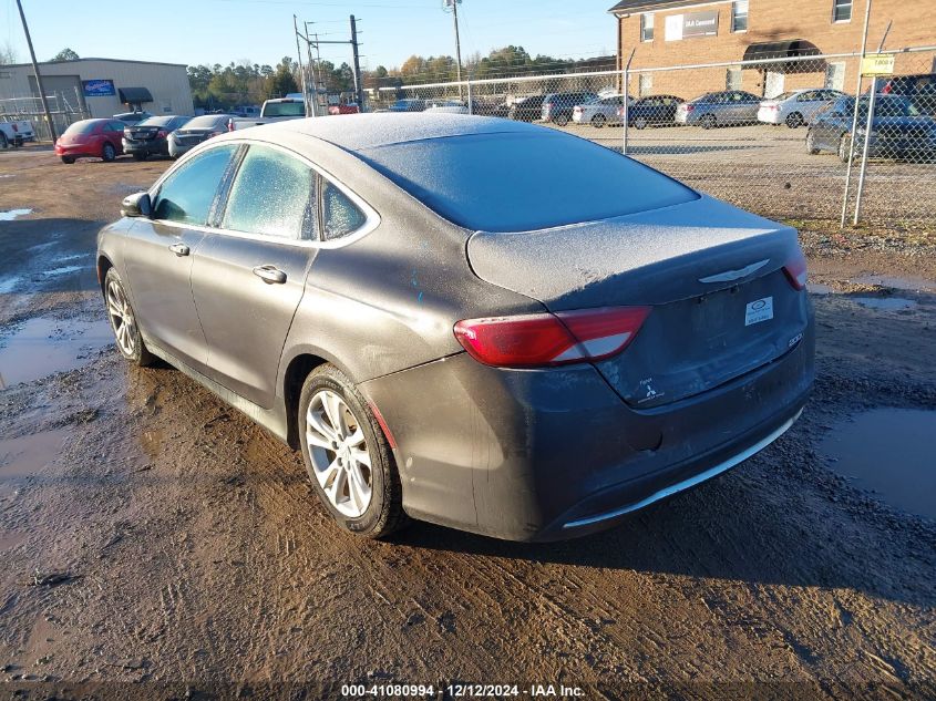 VIN 1C3CCCAB7FN641068 2015 CHRYSLER 200 no.3