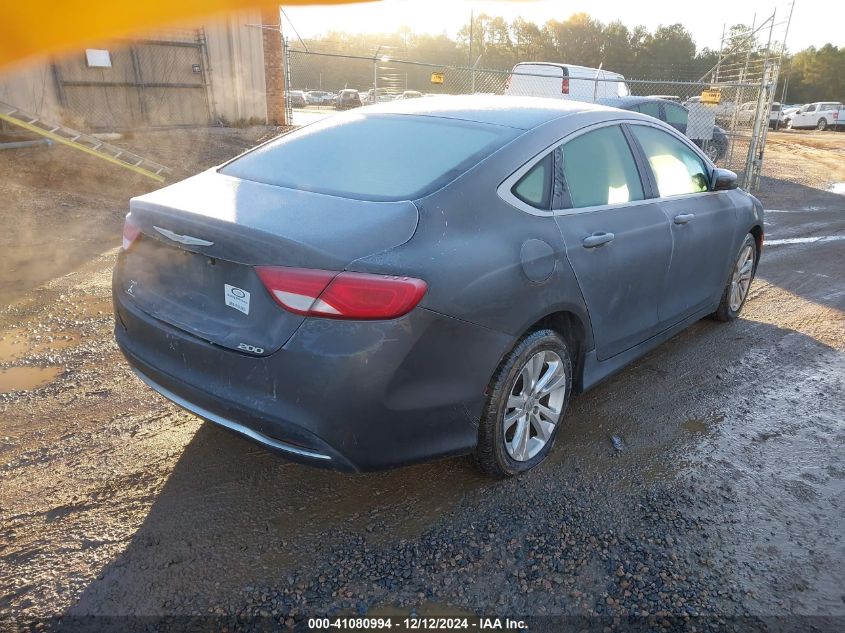 VIN 1C3CCCAB7FN641068 2015 CHRYSLER 200 no.4