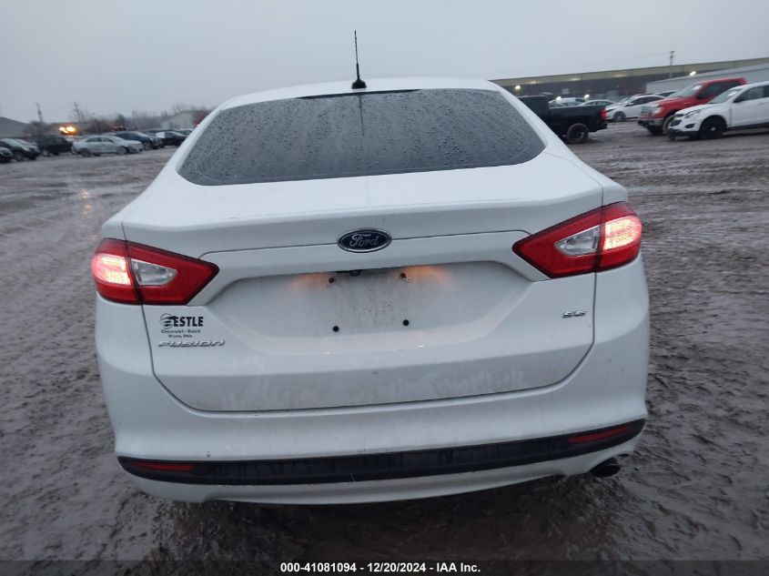 2016 FORD FUSION SE - 1FA6P0H71G5132355