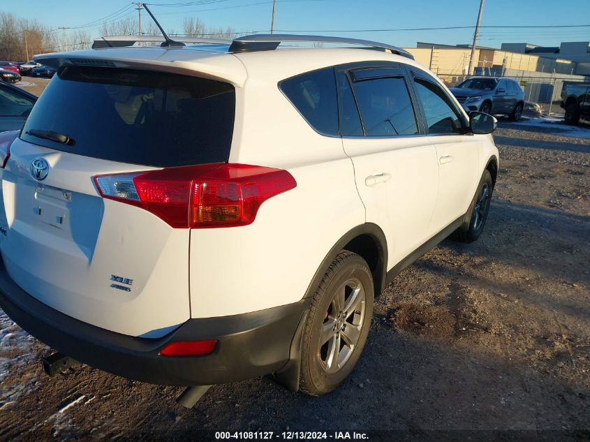 VIN JTMRFREV9FD096565 2015 Toyota RAV4, Xle no.4